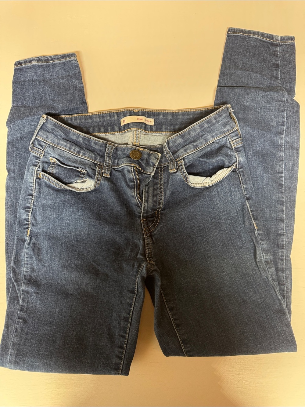 SO skinny 3/26 Blue Skinny Jeans
